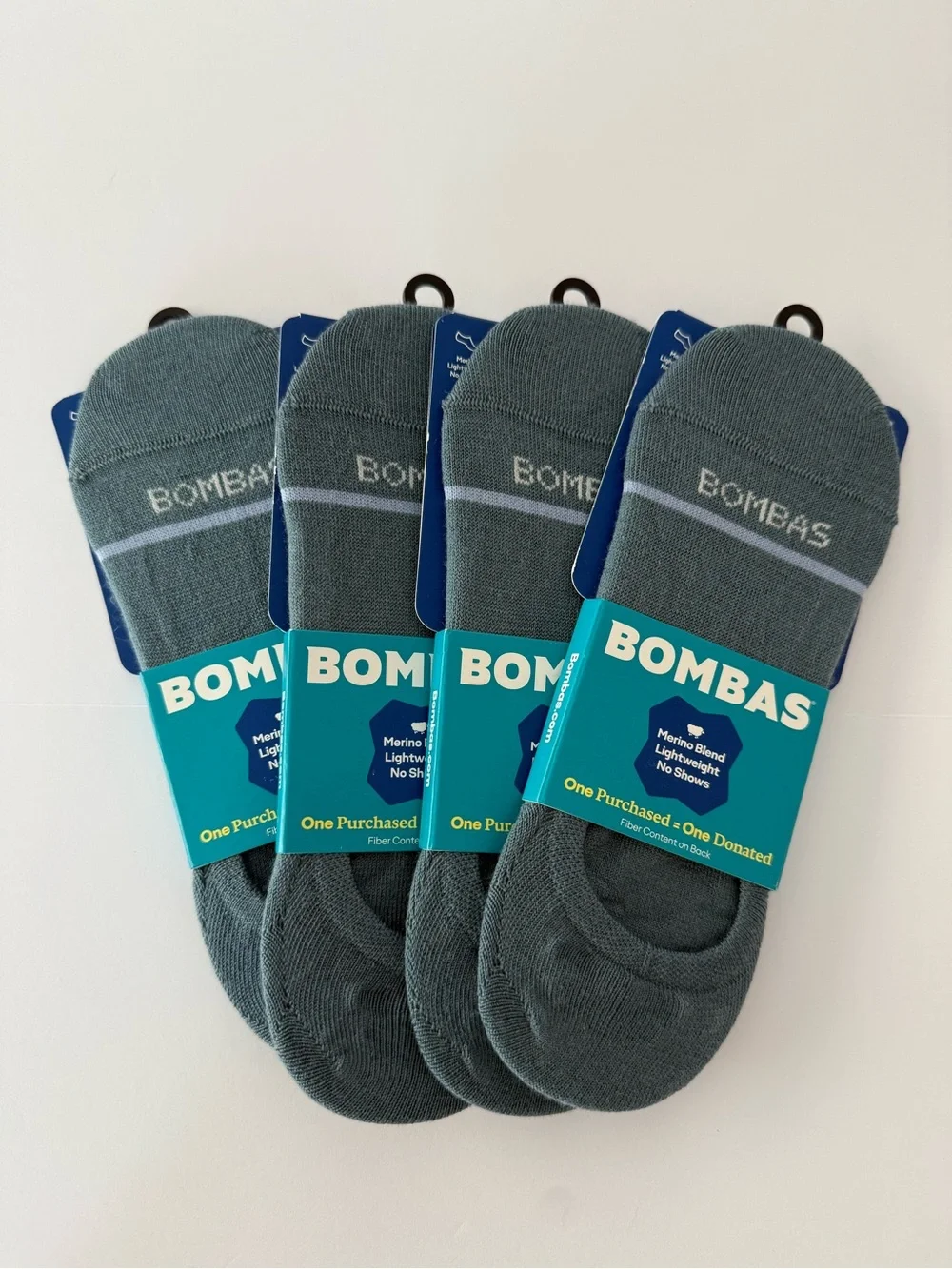 Bombas  Merino Blend Lightweight No Shows